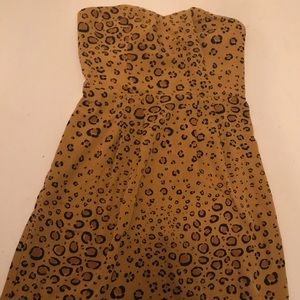 Leopard mini dress